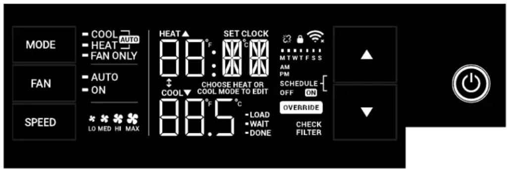 Friedrich KHS12A33A - Control Panel Operation - 1