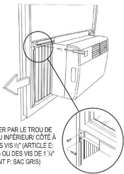 Friedrich KHM18A34A - Installation de fenêtre standard a continué - 2