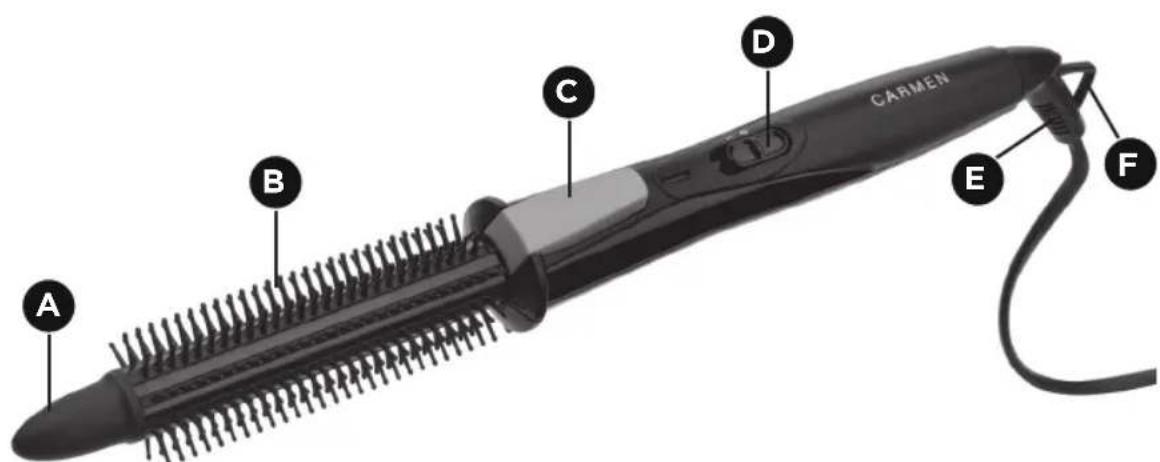 Carmen Curlomatic Brush CB3085 - Technische specificaties - 1