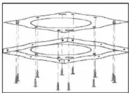 ROSIERES RTSI9CBK5XWIFI - CEILING MOUNTING INSTALLATION - 1