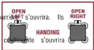LIFT-MASTER SL585UL - Boutons d'orientation gauche-droite - 1