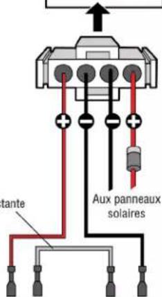 LIFT-MASTER LMWEKITU - Câblage des batteries - 6