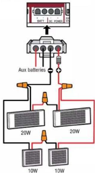 LIFT-MASTER LMWEKITU - Câblage des batteries - 10