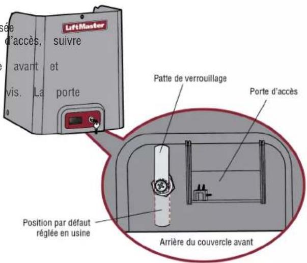 LIFT-MASTER LMWEKITU - Verrouillage de la porte d'accès - 1