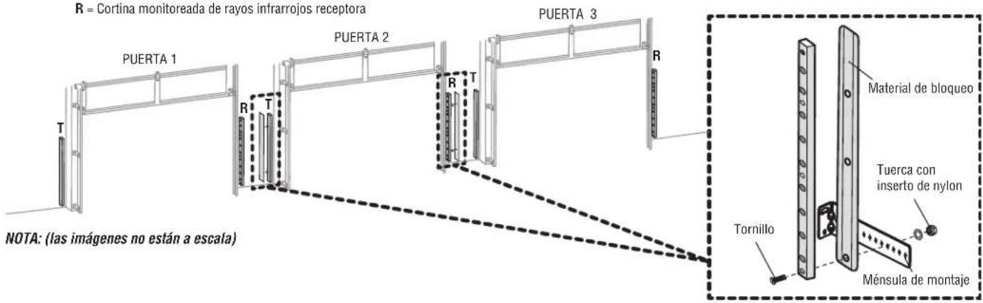 LIFT-MASTER LC36M41 - INSTALE MULTIPLES CORTINAS DE LUX MONITOREADA EN PUERTAS ADYACENTES - 1