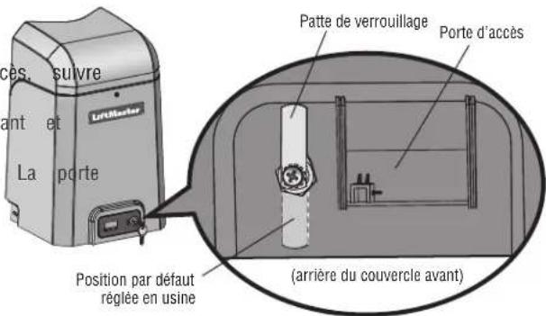 LIFT-MASTER HDSW24UL - Verrouillage de la porte d'accès - 1