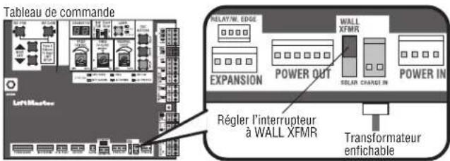 LIFT-MASTER HDSW24UL - Alimentation du transformateur enchirable - 1