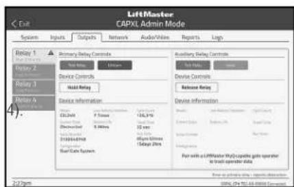 LIFT-MASTER HDSW24UL - Pour programmer le CAPXL: - 3