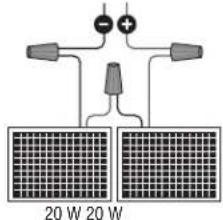 LIFT-MASTER INSL24UL - Cablez les panneaux solaires et les batteries - 2