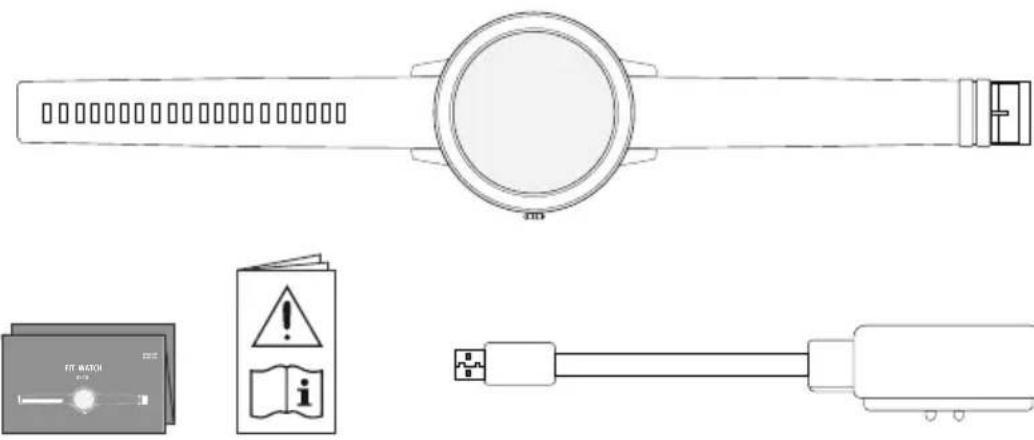 HAMA Fit Watch 4910 - Contenu de l'emballage - 1