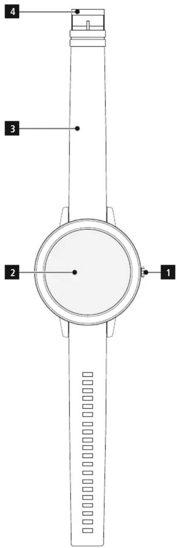 HAMA Fit Watch 4910 - Éléments de commande - 2