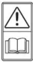 WORX WG743E - Safety Warnings for battery pack - 1