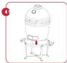 Grill Guru Kamado Original Compact - DANGERS SPÉCIFIQUES AU PRODUIT! - 4