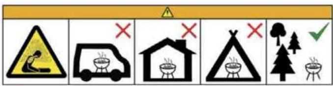 Grill Guru Kamado Original Compact - PLEASE READ THESE SAFETY INSTRUCTIONS AND TIPS CAREFULLY - 1