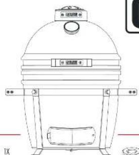 Grill Guru Kamado Original Compact - PLEASE SAVE THESE INSTRUCTIONS FOR FUTURE REFERENCE - 4