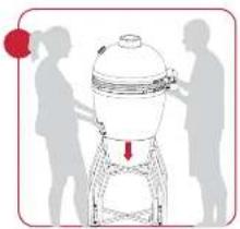 Grill Guru Kamado Original Medium - WARNING! - 9