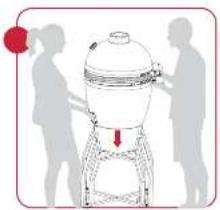 Grill Guru Kamado Original Medium - DANGERS SPÉCIFIQUES AU PRODUIT! - 8