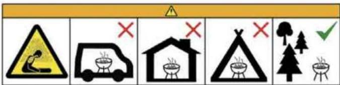 Grill Guru Kamado Original Medium - PLEASE READ THESE SAFETY INSTRUCTIONS AND TIPS CAREFULLY - 1