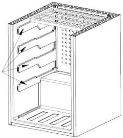 LA SOMMELIERE CTVNE142A - Installatie van de presentatieoplegplanken (als optie verkrijgbare accessoires) - 1