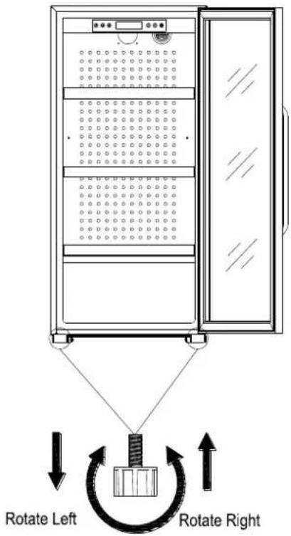 LA SOMMELIERE CTVNE142A - Adjustable feet - 1