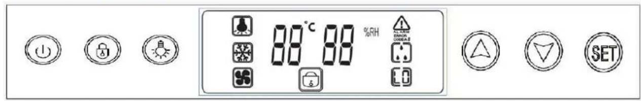 LA SOMMELIERE CTVNE142A - Operation and panel diagram - 1
