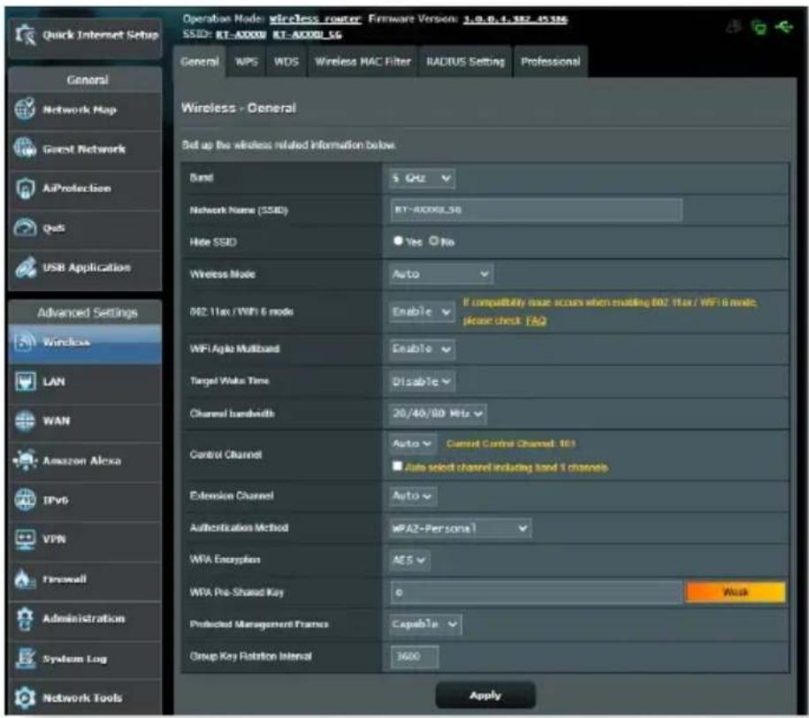 ASUS RTAX1800U - Le client ne peut pas établir de connexion wi-fi avec le routeur. - 2