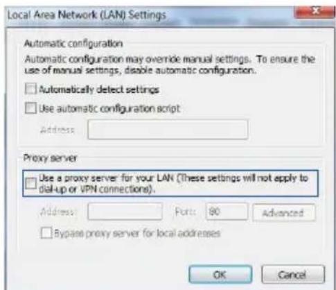 ASUS RTAX1800U - désactivez le serveur proxy si celui-ci est activé. - 2