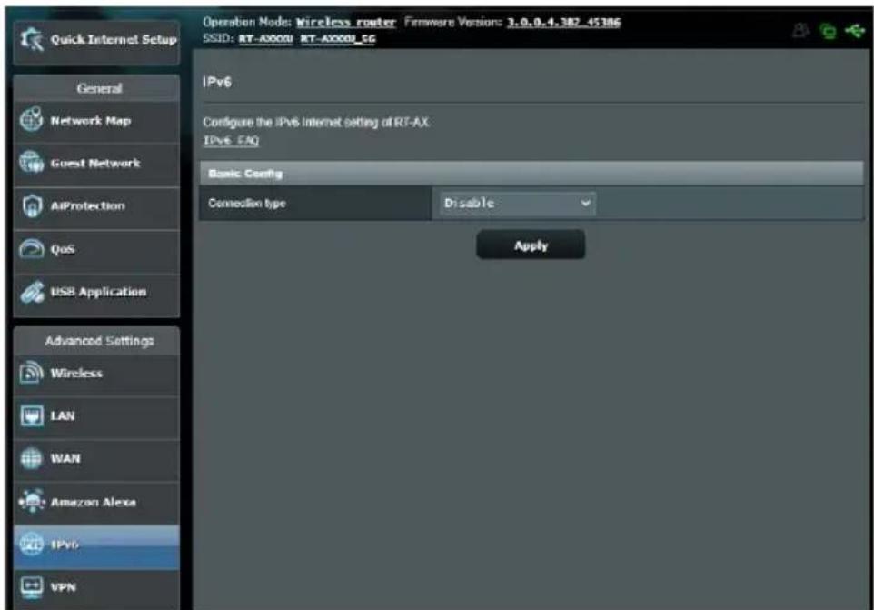 ASUS RTAX1800U - IPV6 (protocole IPV6) - 1