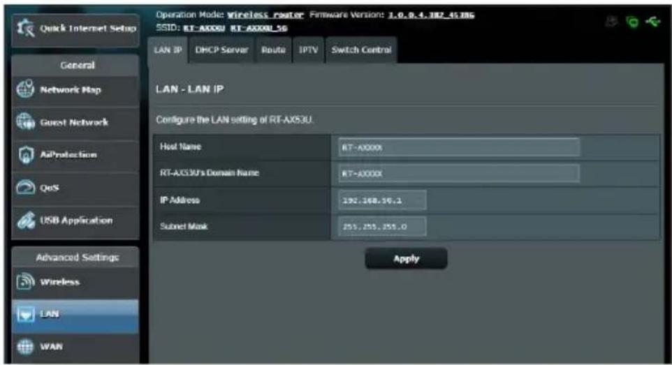 ASUS RTAX1800U - IP réseau local (LAN) - 1