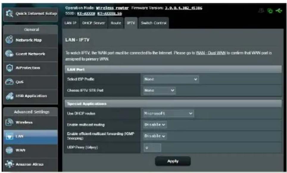 ASUS RTAX1800U - Télévision sur IP - 1