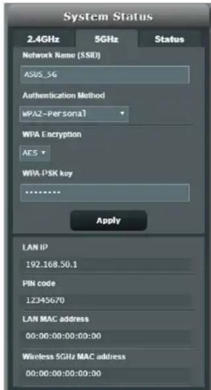 ASUS RTAX1800U - Pour configurer les paramètres de sécurité Wi-Fi : - 2
