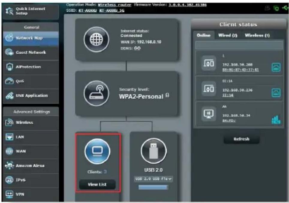 ASUS RTAX1800U - Pour configurer les paramètres de sécurité wi-fi : - 1