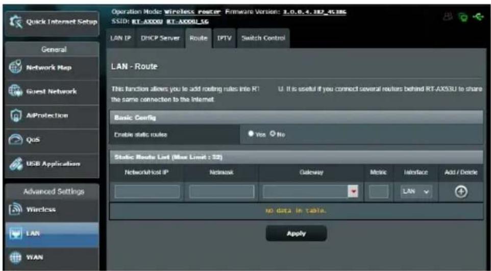 ASUS RTAX1800U - Routage - 1