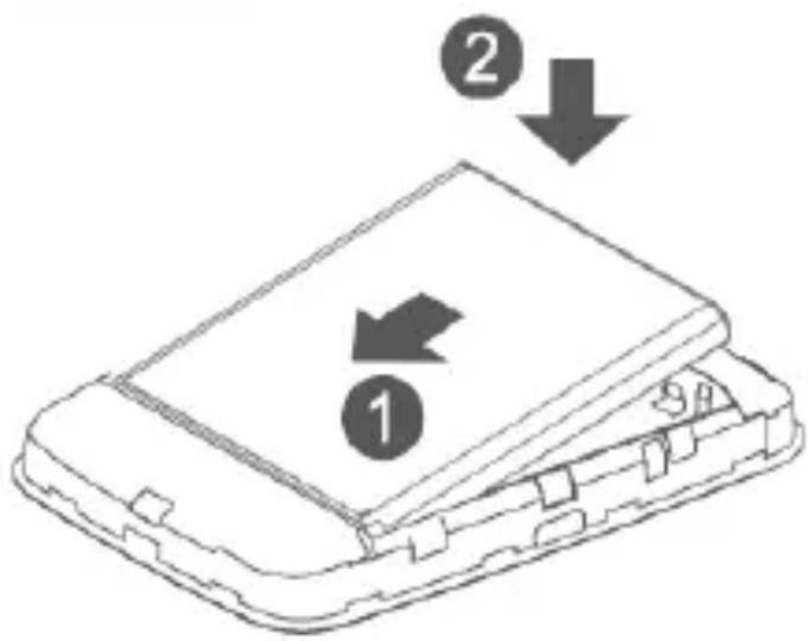 Bea-fon MR1 - Insertion de la carte SIM et de la batterie - 2