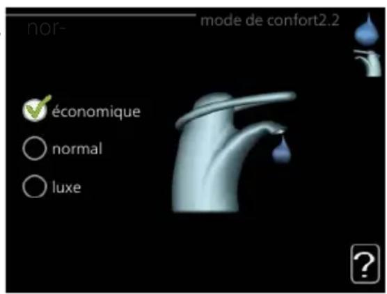 Nibe F12456 - Mode de confort - 1