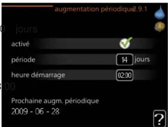 Nibe F114512 - heure démarrage - 1