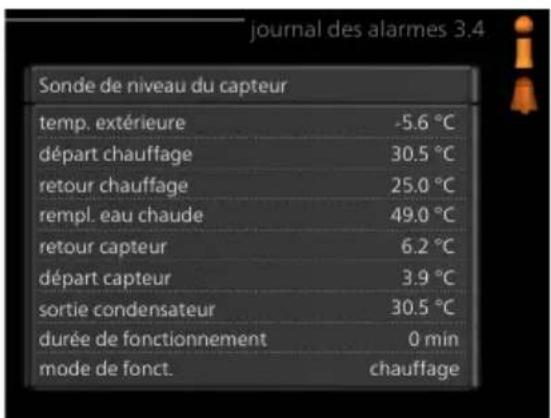 Nibe F114512 - JOURNAL DES ALARMES - 2