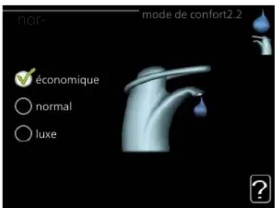 Nibe F114512 - MODE DE CONFORT - 1