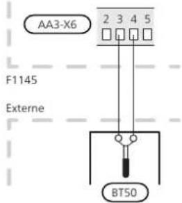 Nibe F114510 - Sonde de température, eau chaude - 3