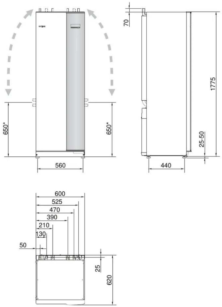 Nibe F125516 - Données techniques - 1