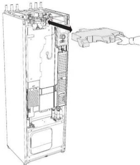 Nibe F125516 - Dépose des caches Dépose des éléments CACHE AVANT d'isolation - 4