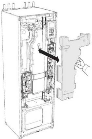 Nibe F125516 - Dépose des caches Dépose des éléments CACHE AVANT d'isolation - 5