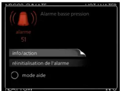 Nibe F125516 - Gestion des alarmes - 1