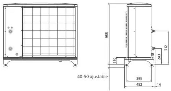 Nibe F204012 - Dimensions et plans d'implantation - 5