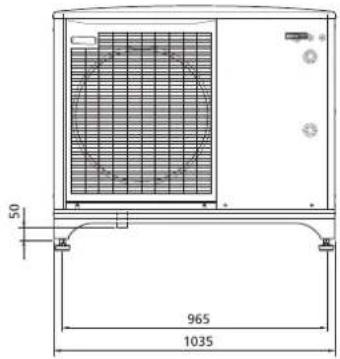 Nibe F204012 - Dimensions et plans d'implantation - 3