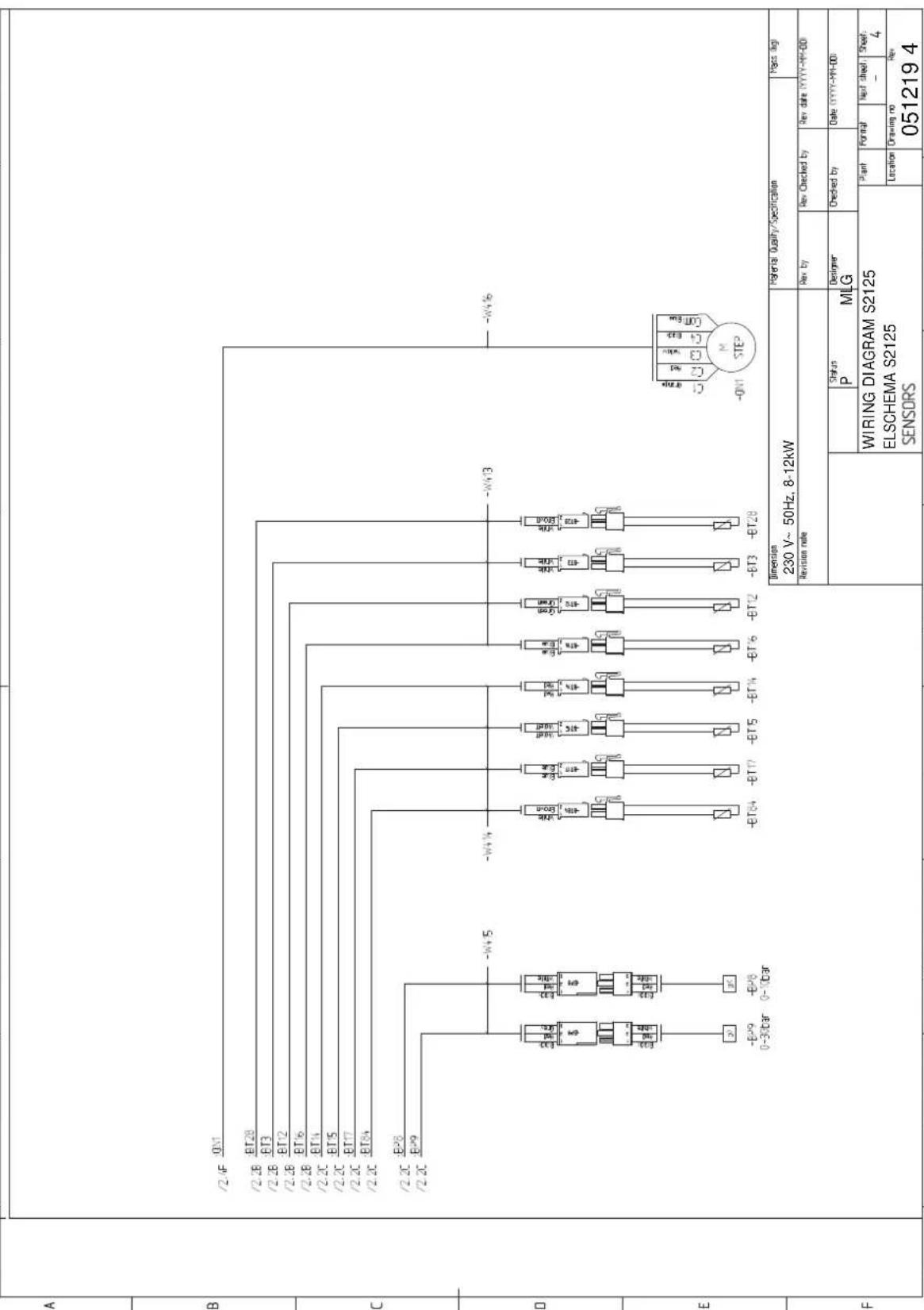 Nibe S212512 - Scheme du circuit electrique - 4