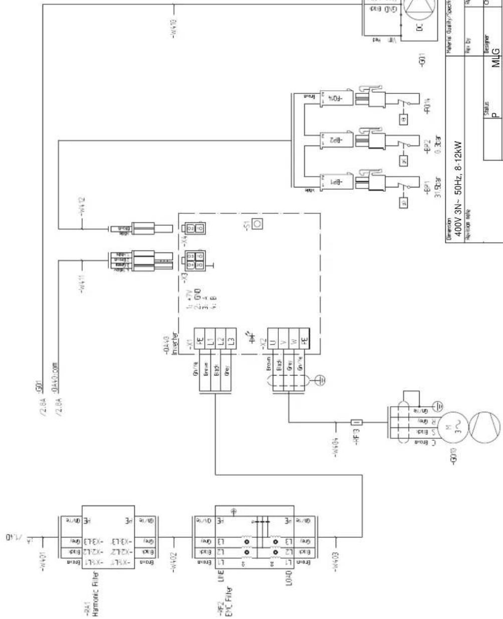 Nibe S212512 - Scheme du circuit electrique - 7