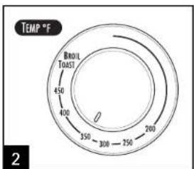 TEMP °F Brou1 TOAST 450 400 350 300 - 250 260 2