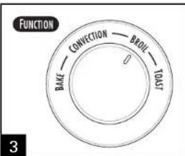 FUNCTION BRAKE — CONVECTION — BROL — TOAST 0 3