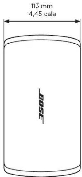 BOSE DesignMax DM2S - Wymiary produktu - 2